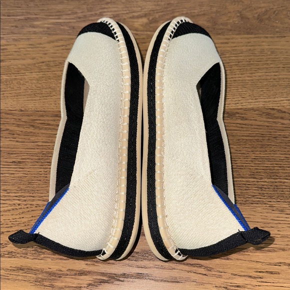 Rothy's Black and Cream Flats Size 10 - Picture 11 of 16